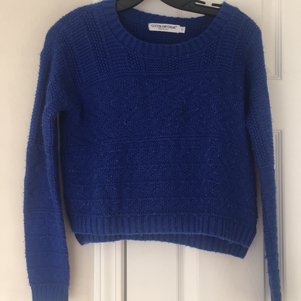 Nordstrom Knit sweater crop top.